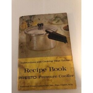 Vintage Presto Pressure Cooker : Recipe Book (Paperback, 1960) 64 pages